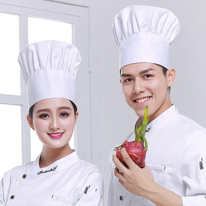 Top Trends: Kitchen Hats For Men&#039;s And Women&#039;s Hotel Restaurant Cook&#039;s Cap Waiter Chef Work Caps Cake Supplies Cotton Cloth Mushroom Hat Shoppable Styles