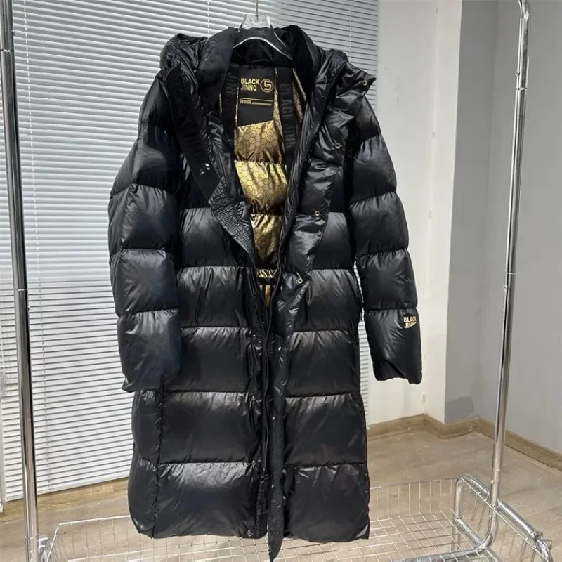 Top Trends: 2023 New Women Down Jacket Winter Coat Female Long Detachable Hood Parkas Warm Thiken Outwear Black Loose Versatile Overcoat Shoppable Styles