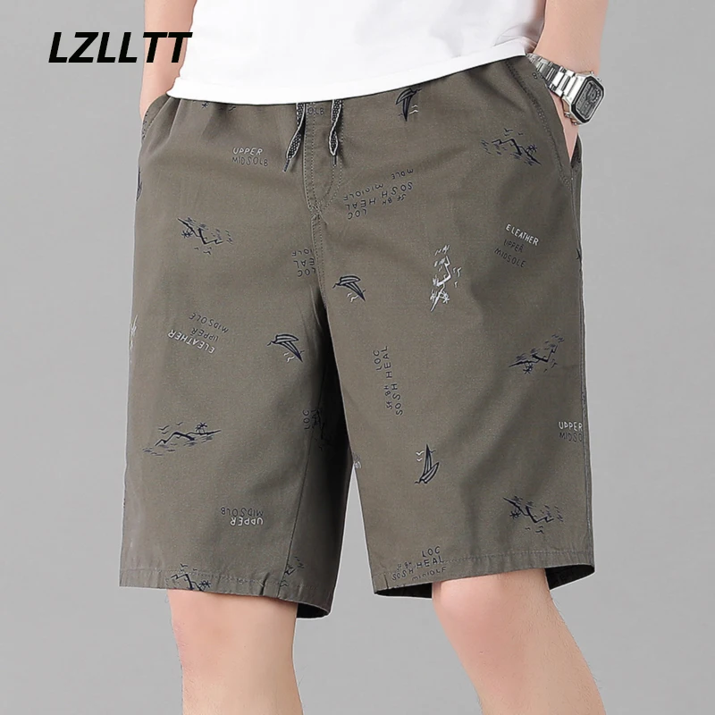 Top Trends: Men Summer 100% Cotton Cargo Shorts Mens Fashion Casual Quick Dry Shorts Men Outwear Large Size Shorts Joggers Shorts Male 5XL Shoppable Styles