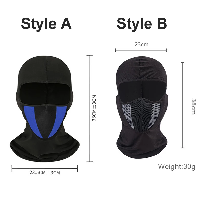 Top Trends: Breathable Balaclava Motorcycle Full Face Mask Motorbike Cycling Bike Mask Motocross Helmet Hood Moto Riding Neck Face Mask Shoppable Styles - Image 4