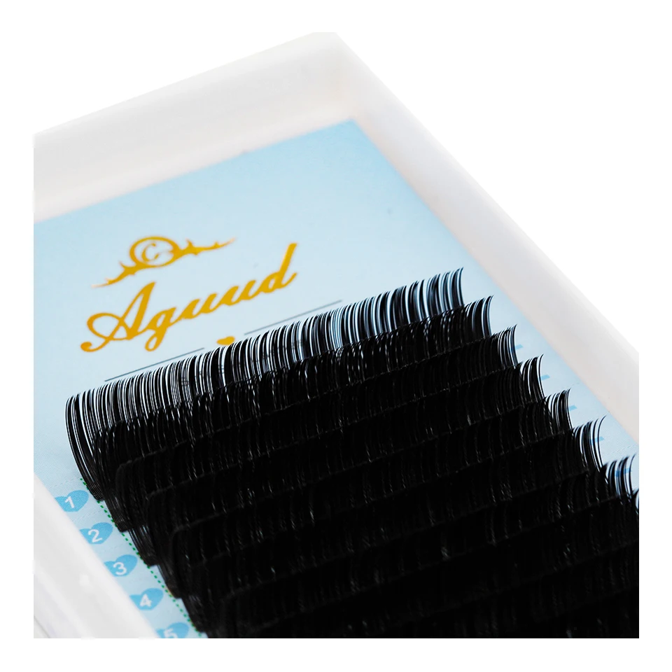 Top Trends: AGUUD C CC D DD Eyelash Extension Individual Premium Fake Mink Silk Lashes Extension Supplies Regular Eyelashes For Professional Shoppable Styles