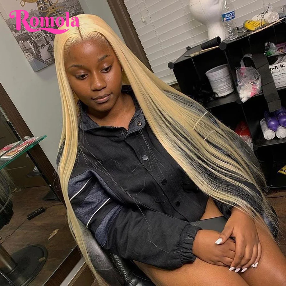 Top Trends: 613 Hd Lace Frontal Wig 13x6 Straight Blonde Lace Front Wig Human Hair 30 Inch Transparent 13x4 Honey Blond Lace Front Wigs Shoppable Styles