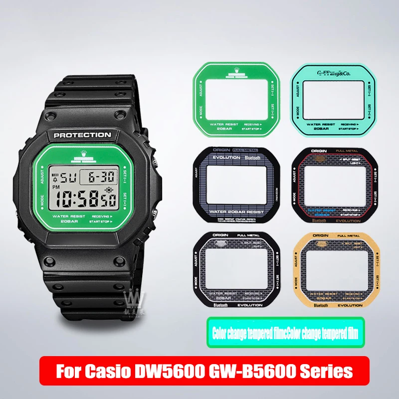 Top Trends: For Casio DW5600 / 5610 5635 Explosion-proof Screen Watch Screen Protector Anti-Scratch Watch Tempered Film Sport Watch LCD Film Shoppable Styles