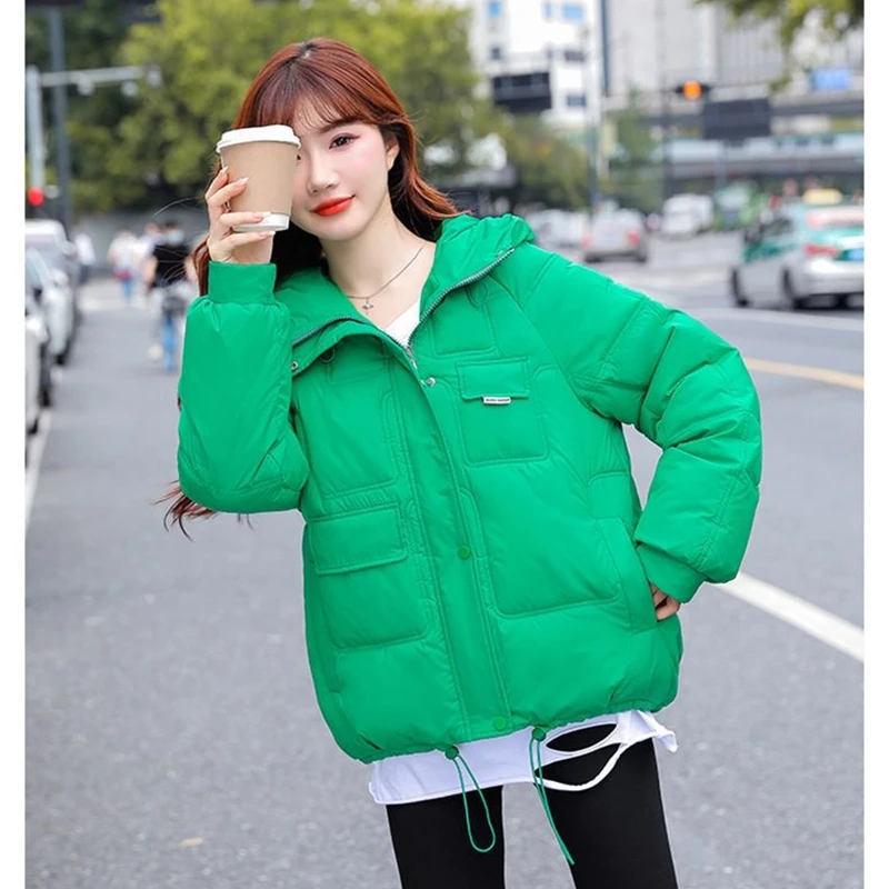 Top Trends: New Winter Jacket Women&#039;s Parkas Thicken Overcoat Parka Down Cotton Coat Bread Clothes Korean Version Loose Outwear Parkas Shoppable Styles