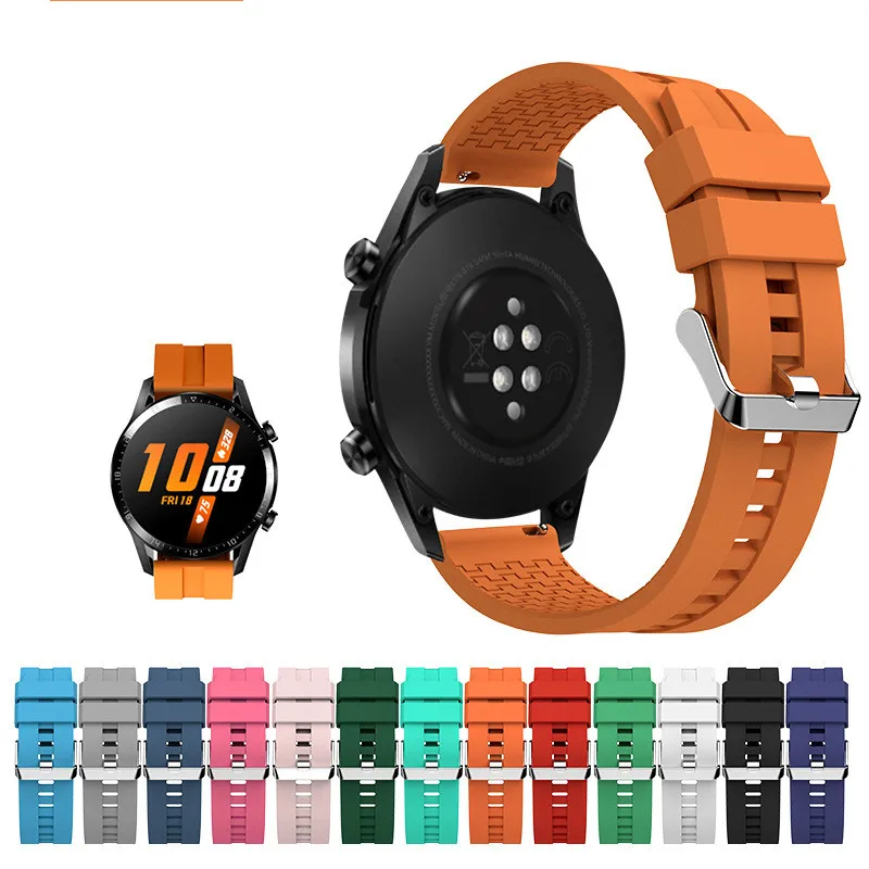 Top Trends: 20mm 22mm Silicone Band For Samsung Galaxy Watch 4 5 Pro / classic / Active 2 46 / 42 / 40 / 44 Mm Strap Huawei Watch Gt 2-2e-pro Bracelet Shoppable Styles