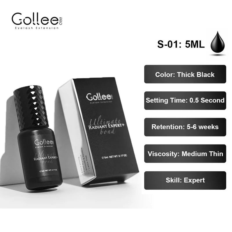 Top Trends: Gollee 0.5s Fast Drying Wholesale Price 10PCS Gule Lash Eyelash Hypoallergenic Ladhesivo Pestañas Supplies Eyelash Extensions Shoppable Styles - Image 3