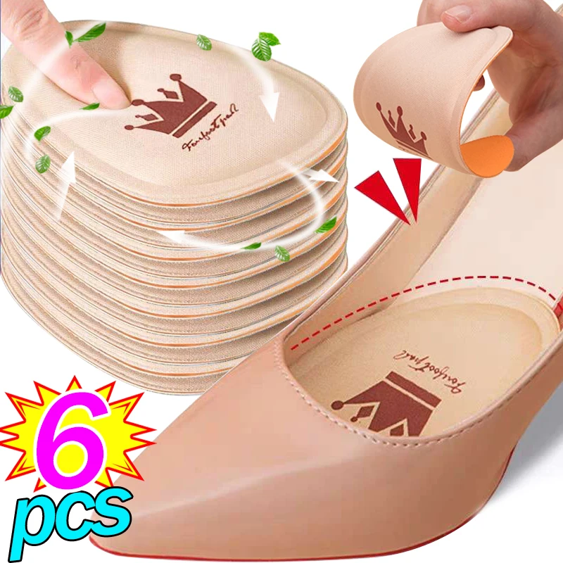 Top Trends: 1 / 3pairs Forefoot Pads Women High Heels Non-slip Pain Relief Insert Half Insoles Front Foot Cushion Foot Care Shoe Pads Insole Shoppable Styles