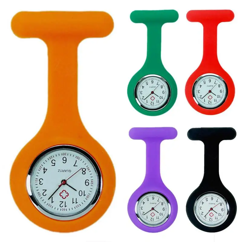 Top Trends: High Quality Silicone Nurse Watch Solid Medical Pocket Watch Pin Pocket Watch Hanging Watch Brooch Decor Quartz Shoppable Styles - Image 6