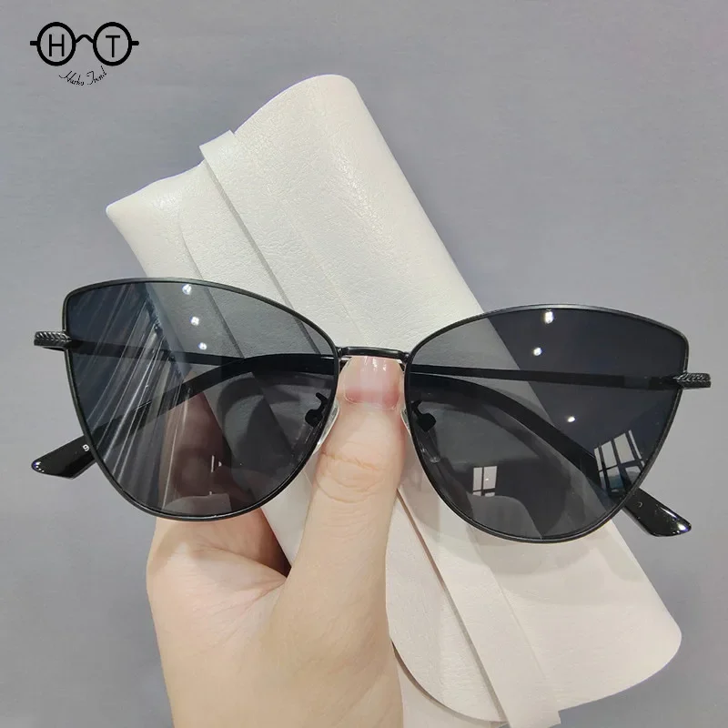 Top Trends: Classic Fashion Sunglasses Women Cat Eye Sun Mirror Vintage Eyewear Men Driving Sun Glasses UV400 Designer Sunglasses Shoppable Styles