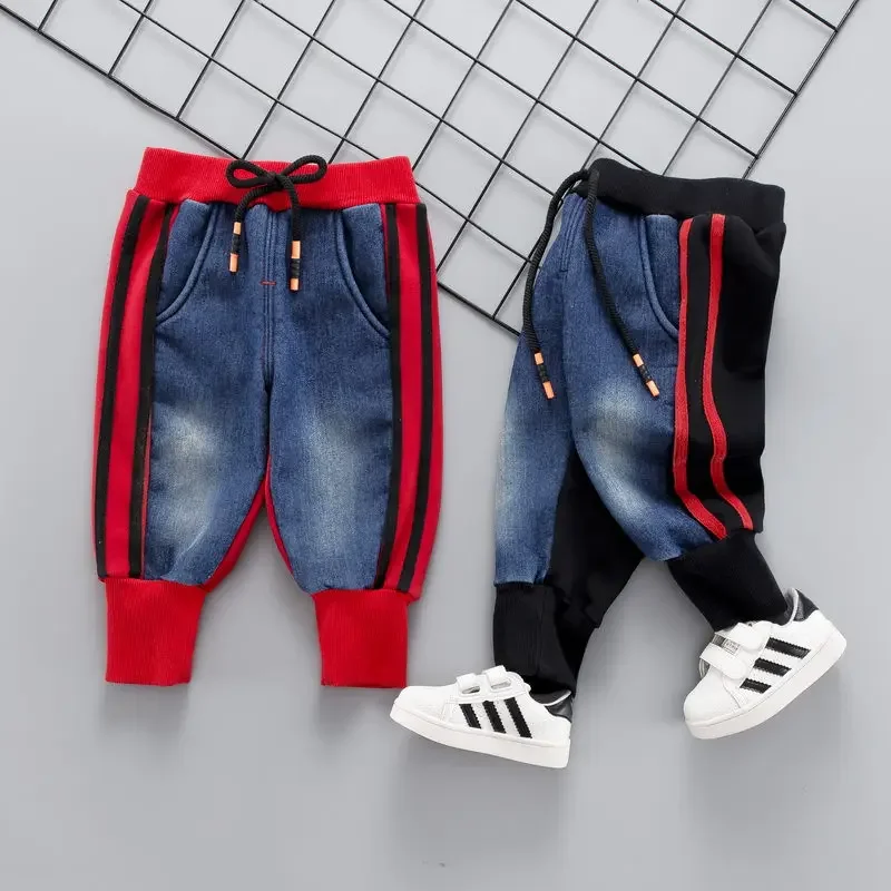 Top Trends: Brand Kids Cartoon Trousers Pant Fashion Girls Jeans Children Boys Hole Jeans Kids Fashion Denim Pants Baby Jean Infant Clothing Shoppable Styles