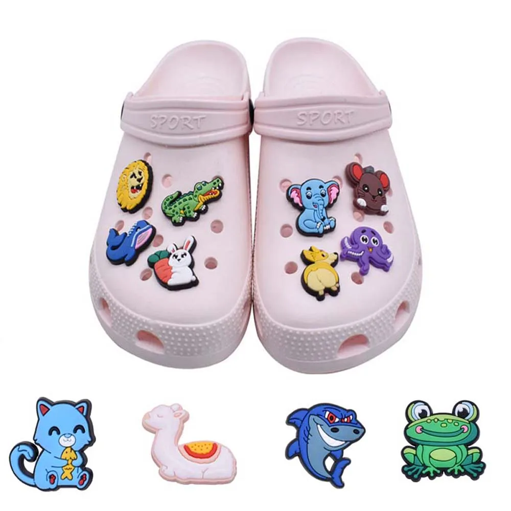 Top Trends: Shoe Charms Accessories Fits For Crocs Single Sale 1pcs Decorations PVC Buckle For Kids Party Christmas Gifts Pins Piglet Shoppable Styles