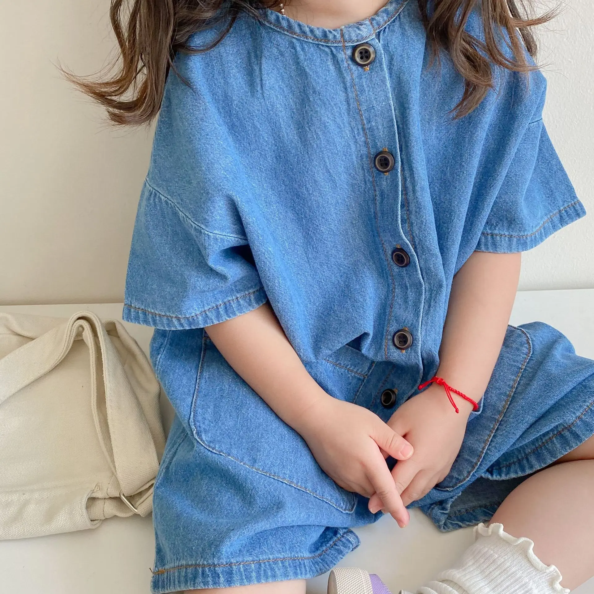 Top Trends: Kids Denim Jumpsuit Children&#039;s Jeans Overalls For Girls Boys Shorts Rompers 2022 New Summer Baby Toddler One Piece Clothes Pants Shoppable Styles