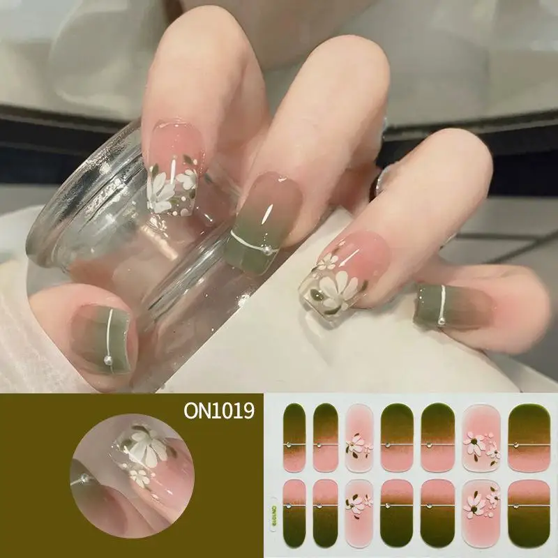 Top Trends: Fashion Transparent Cat Magnetic Semi Cured Gel Nail Stickers UV / LED Baking Lamp Gel Nail Paste Wraps Gel Polish Color Design Shoppable Styles