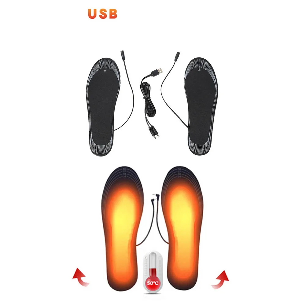 Top Trends: Winter USB Electric Heated Shoe Insoles Heating Feet Warmer Thermal Shoes Sock Pad Washable Warm Thermal Winter Insole Unisex Shoppable Styles