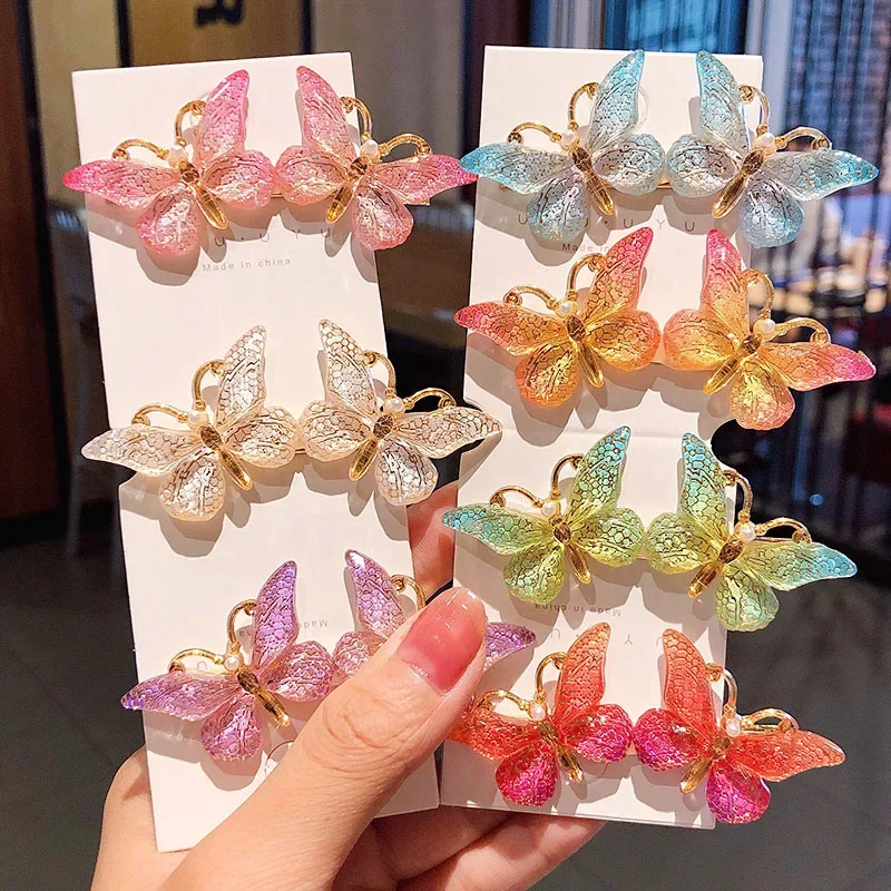 Top Trends: 2023 South Korean New Butterfly Hair Clip Sen Series Summer Clip Edge Clip Headwear Liu Haipin Girls' Accessories Shoppable Styles