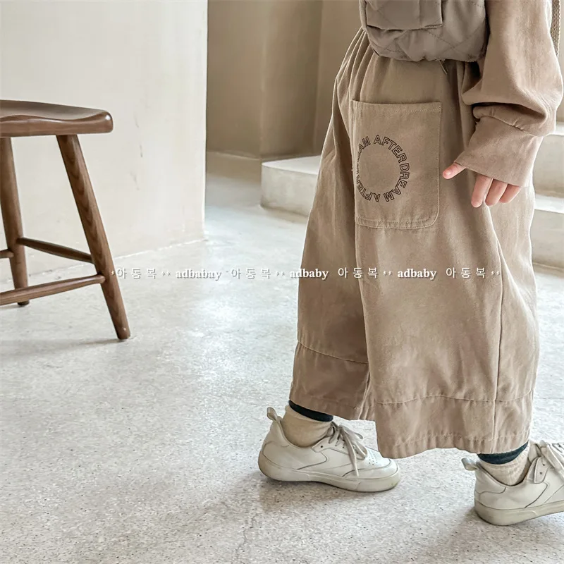 Top Trends: 2023 Spring New Children Casual Pants Loose Girls Harem Pants Boys Wide Leg Trousers Kids Loose Pants Baby Clothes Shoppable Styles