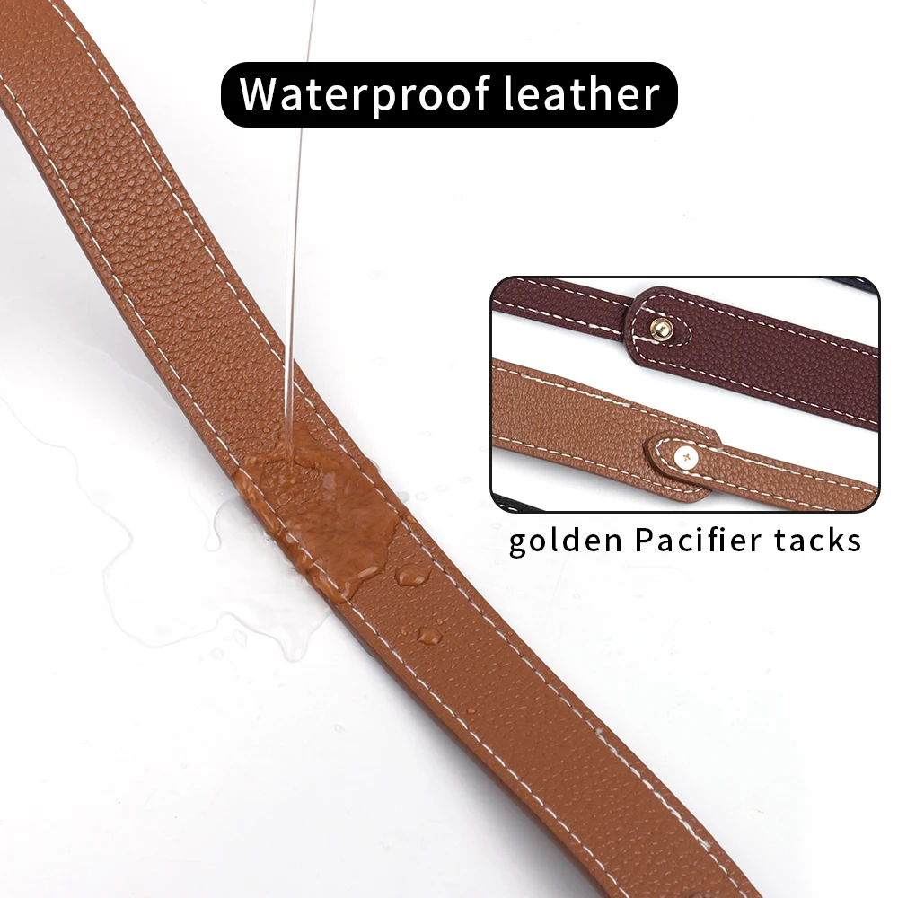 Top Trends: 66cm Detachable Bag Handle Replacement Bag Strap Luxury Women Soft Leather Shoulder Strap Bag Accessories Lychee Pattern Strap Shoppable Styles - Image 4