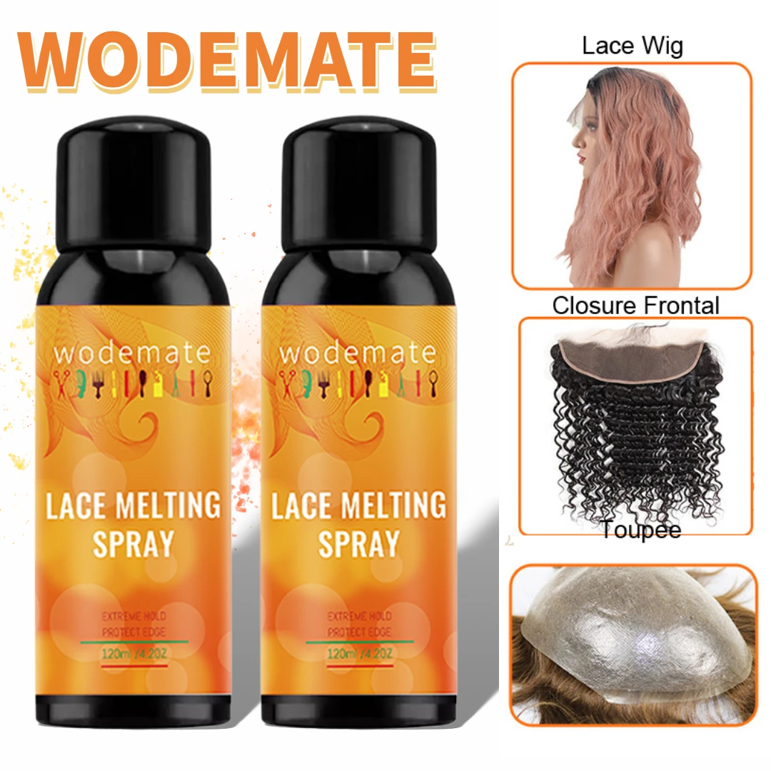 Top Trends: WODEMATE Glueless Lace Wig Melting Glue Spray Extreme Hold Lace Adhesive Glue Invisible Lace Bonding Spray For Frontal Toupee Shoppable Styles