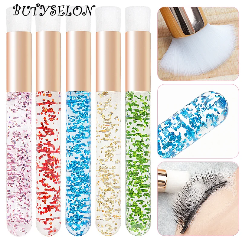 Top Trends: 10 / 5 Pcs Eyelash Cleaning Brush Lash Shampoo Brush For Eyelash Extensions Peel Off Blackhead Remover Makeup Tool Clean Supplies Shoppable Styles