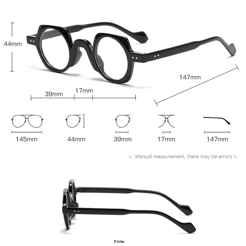 Top Trends: JNPCXI New Arrival Retro Round Punk Glasses For Men Clear Lens Fashion Glasses Frame Women Vintage Hexagon Decoration Male Shoppable Styles - Image 6