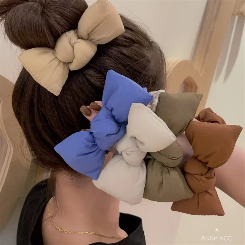 Top Trends: Colorful Bow Hair TieS For Women Elastic Hair Bands Korea Hair Accessories For Girls Ball Rubber Band Headbands For Women Shoppable Styles