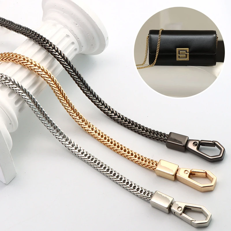 Top Trends: Bag Chain DIY Gold / Silver / Gun Black Bag Strap Replacement Purse Chain Shoulder Bag Straps Small Handbag Purse Handle Chain Shoppable Styles