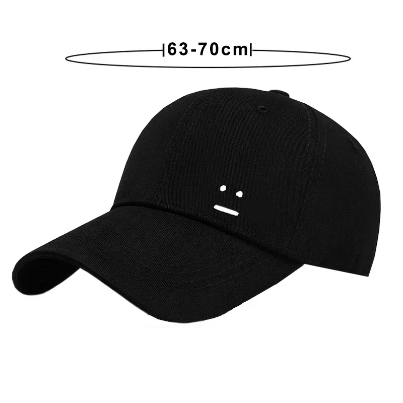 Top Trends: 59-64cm 63-70cm Big Head Large Size Men Baseball Caps Causal Hip Hop Hat Women Plus Size Adjustable Cotton Black Gorras Shoppable Styles