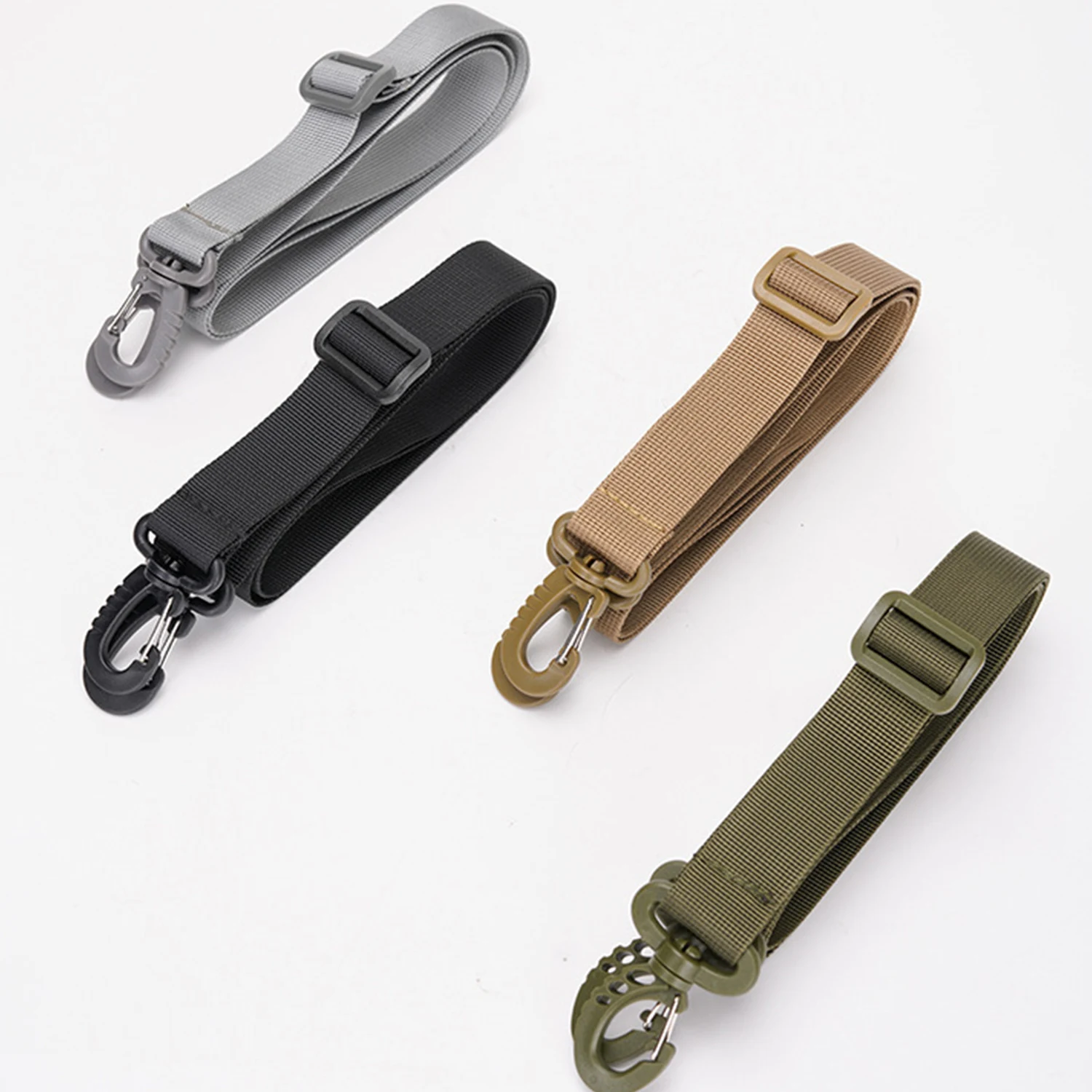 Top Trends: 2.5*135cm Universal Tactical Bag Strap Outdoor Adjustable Replacement Nylon Shoulder Strap For Water Bottle Pouch Hunting Bag Shoppable Styles