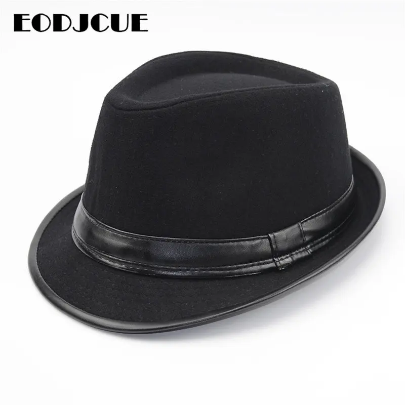 Top Trends: 2019 New Arrival Fedora Jazz Hat Men Women Vintage Wool Winter Hat Outdoor Warm Cap Wholesale Shoppable Styles