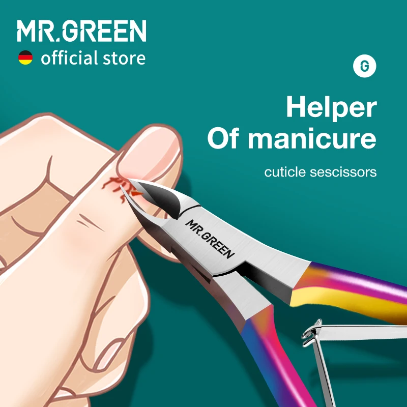 Top Trends: MR.GREEN Gorgeous Colorful Cuticle Nippers Cuticle Clippers Nail Manicure Scissors Trimmer Dead Skin Remover Stainless Stee Tool Shoppable Styles