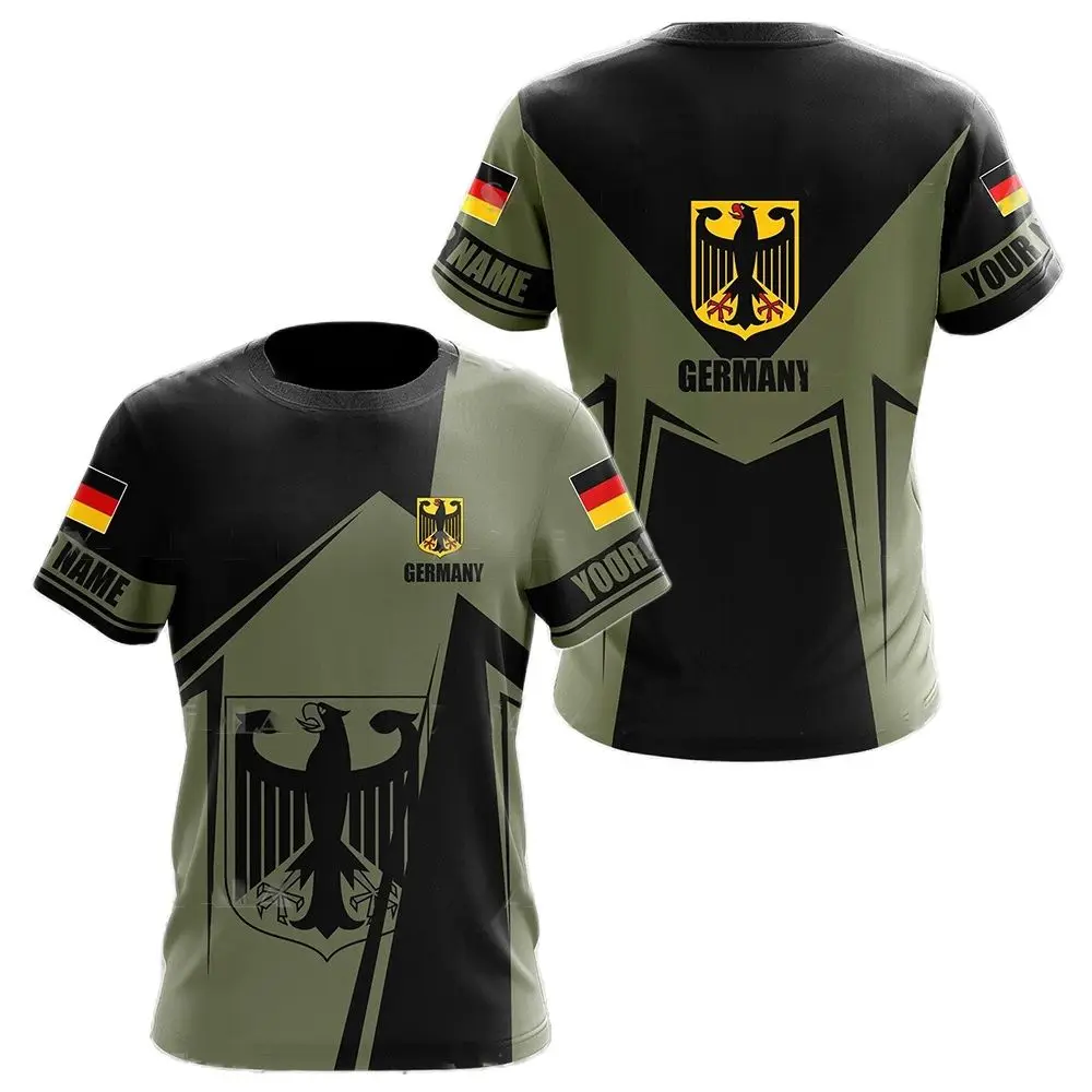 Top Trends: German National Emblem Men's T-Shirt 3D Print Summer Tough Guy Quick Dry Short Sleeve Oversize Street Sports Casual Trend Top Shoppable Styles