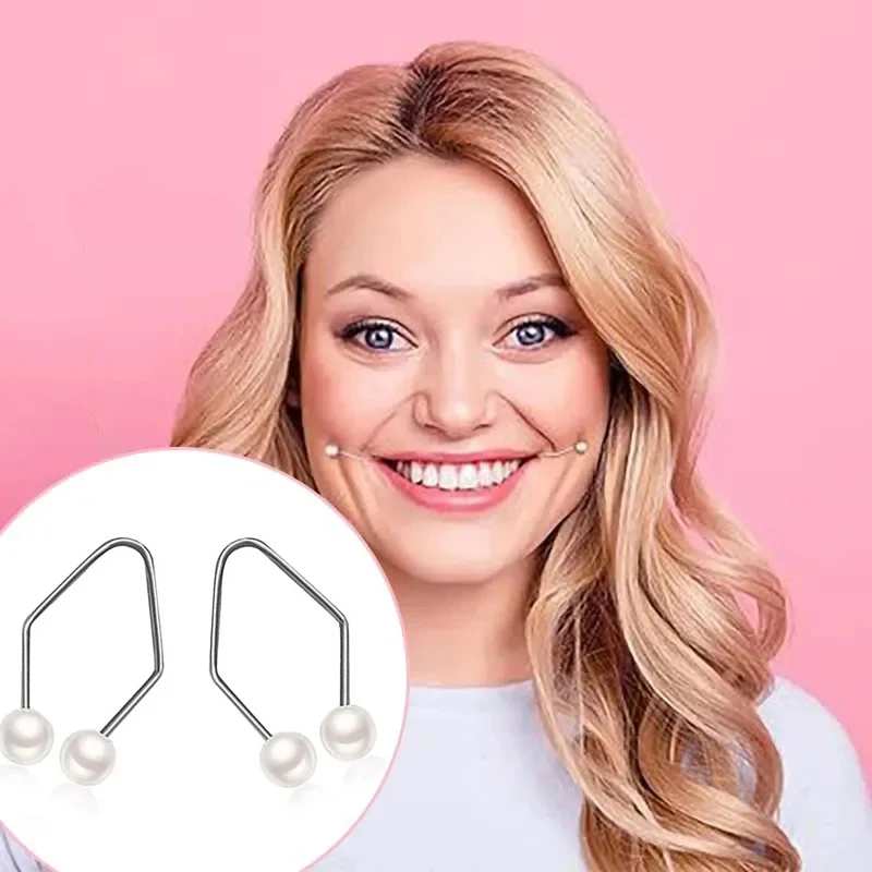 Top Trends: Dimple Makers For The Face Women Easy To Wear Develop Natural Smile Dimple Trainer Creative Body Jewelry Accessories 2Pcs / set Shoppable Styles