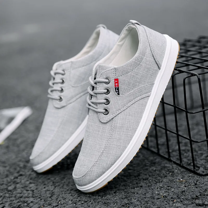 Top Trends: New Anti Odor Trendy Canvas Sneakers Men Breathable Lace Up Trainers Mans Fashion Style Sneakers Plimsolls Shoes Shoppable Styles