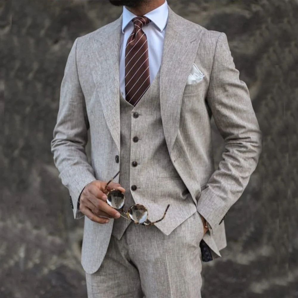 Top Trends: Linen Suit For Groom Men Linen Suit Suits For Groomsmen Linen Wedding Suit Linen Suit Linen Groom Wear Groom Suits Men Suit Shoppable Styles