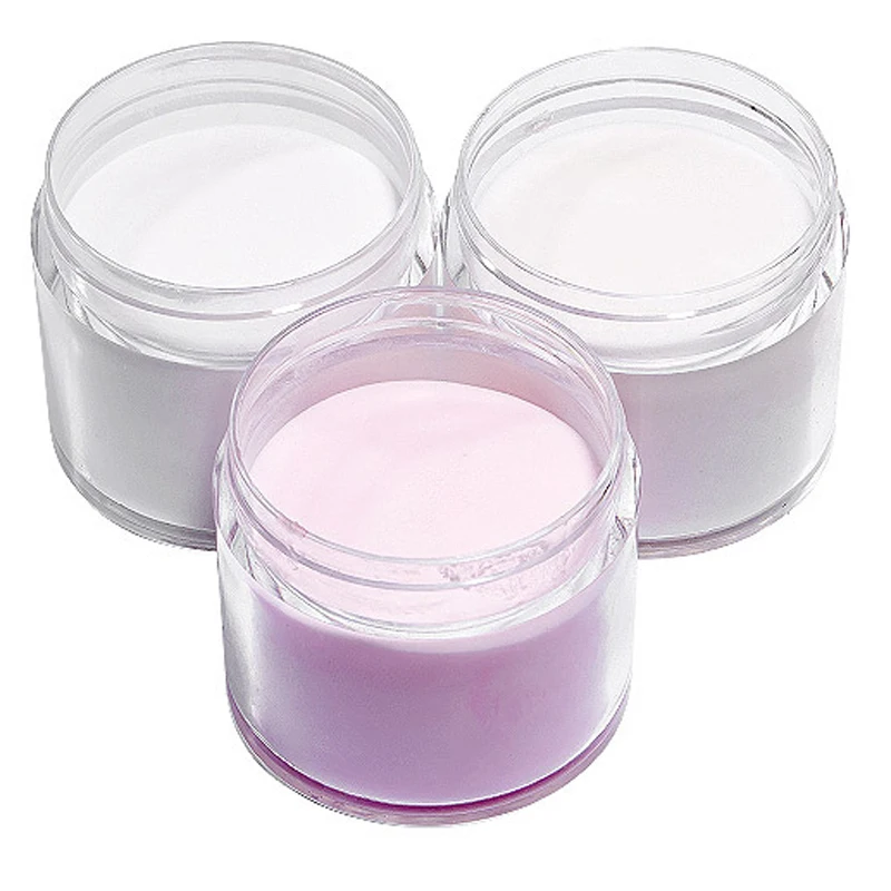 Top Trends: 3Colors 1 Pc Acrylic Powder For Nails Art Polymer Tips Builder Pink Clear White Nails Professional Acrylic Nail Powders LIQUID Shoppable Styles