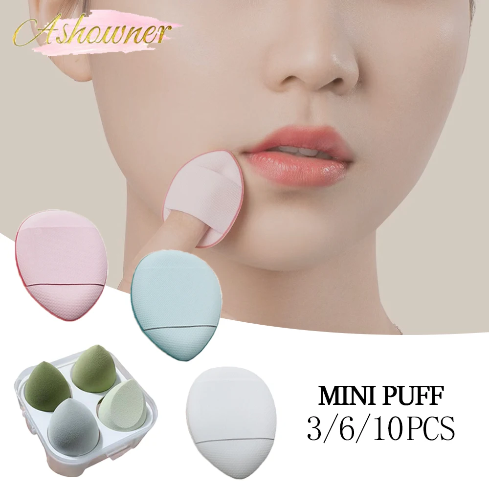 Top Trends: Mini Powder Puff Makeup Sponge Face Concealer Foundation Make-up Air Cushion Makeup Sponge Finger Powder Puff Detail Makeup Tool Shoppable Styles