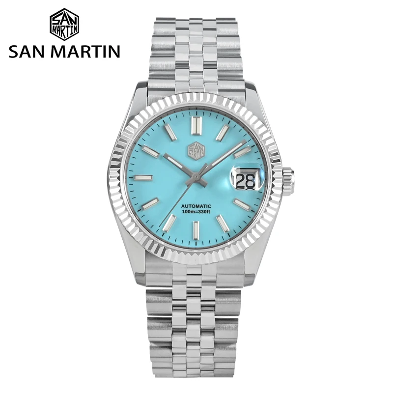 Top Trends: San Martin 36.5mm Men Dress Watch Top Brand Luxury Automatic Mechanical Fashion Couples Watches Sapphire Waterproof 100m BGW9 Shoppable Styles