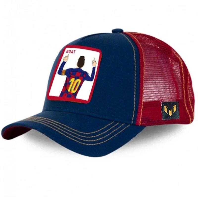 Top Trends: Fashion Soccer Anime Baseball Cap Men Women For Trucker Caps Football Star Lionel Messi Cristiano Ronaldo Fans Hat Breathe Shoppable Styles