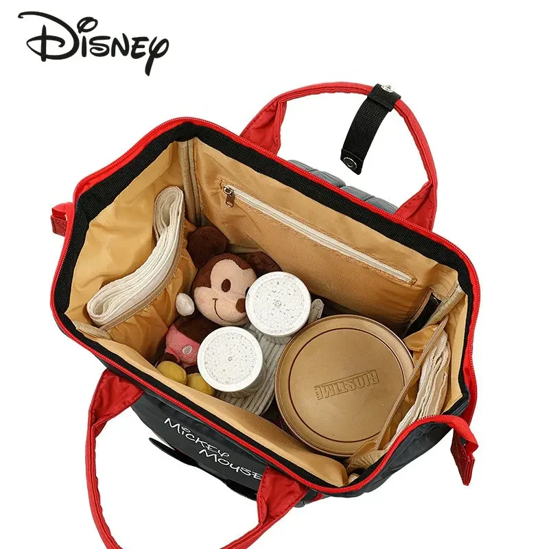 Top Trends: Disney Fashion Mommy Bag Cartoon Large Capacity Baby Products Storage Bag High Quality Multifunctional Outgoing Parent Child Bag Shoppable Styles - Image 6