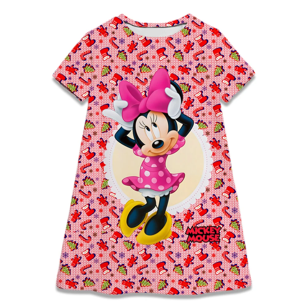 Top Trends: Lovely Minnie Mouse Dress Girl Birthday Party Clothes Baby Girls Dress 2-8 Years Children Princess Dress 2023 Summer Clothing Shoppable Styles - Image 5