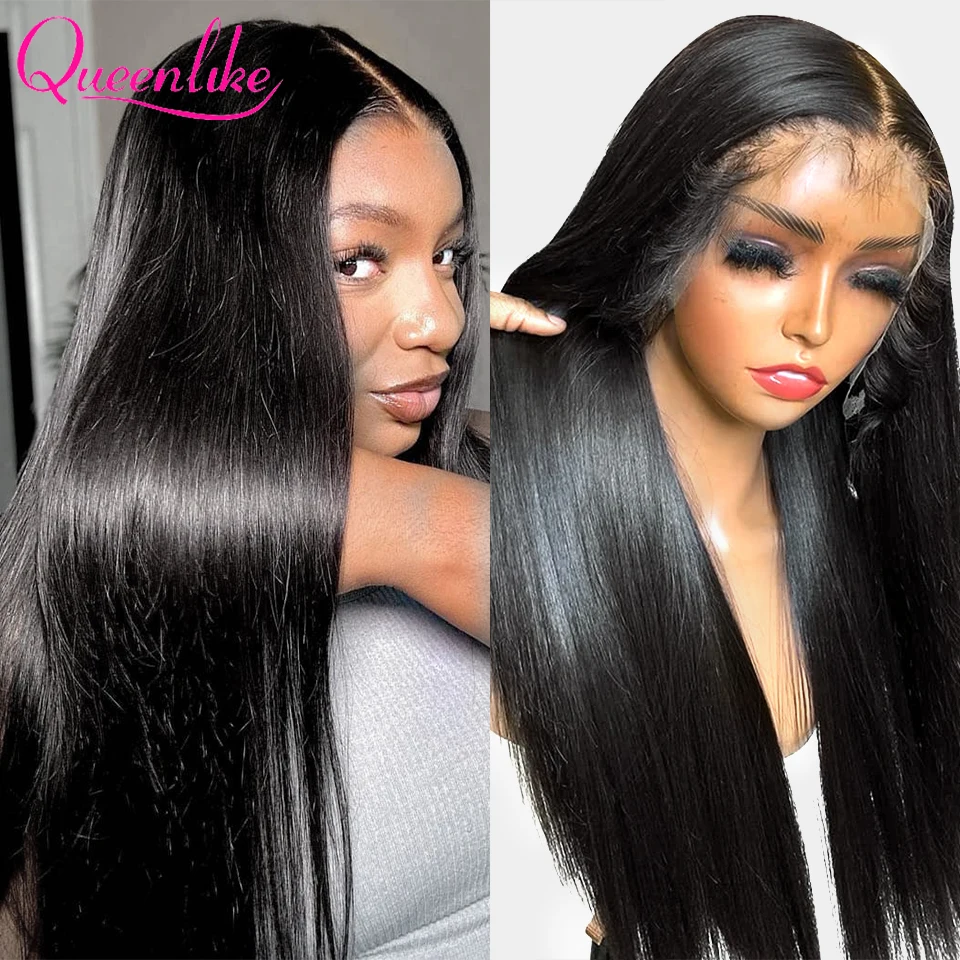 Top Trends: 26 Inch 13x4 Straight Human Hair Lace Frontal Wig Glueless Wigs For Women 10A Top Quality Brazilian Wigs On Sale 100% Human Hair Shoppable Styles