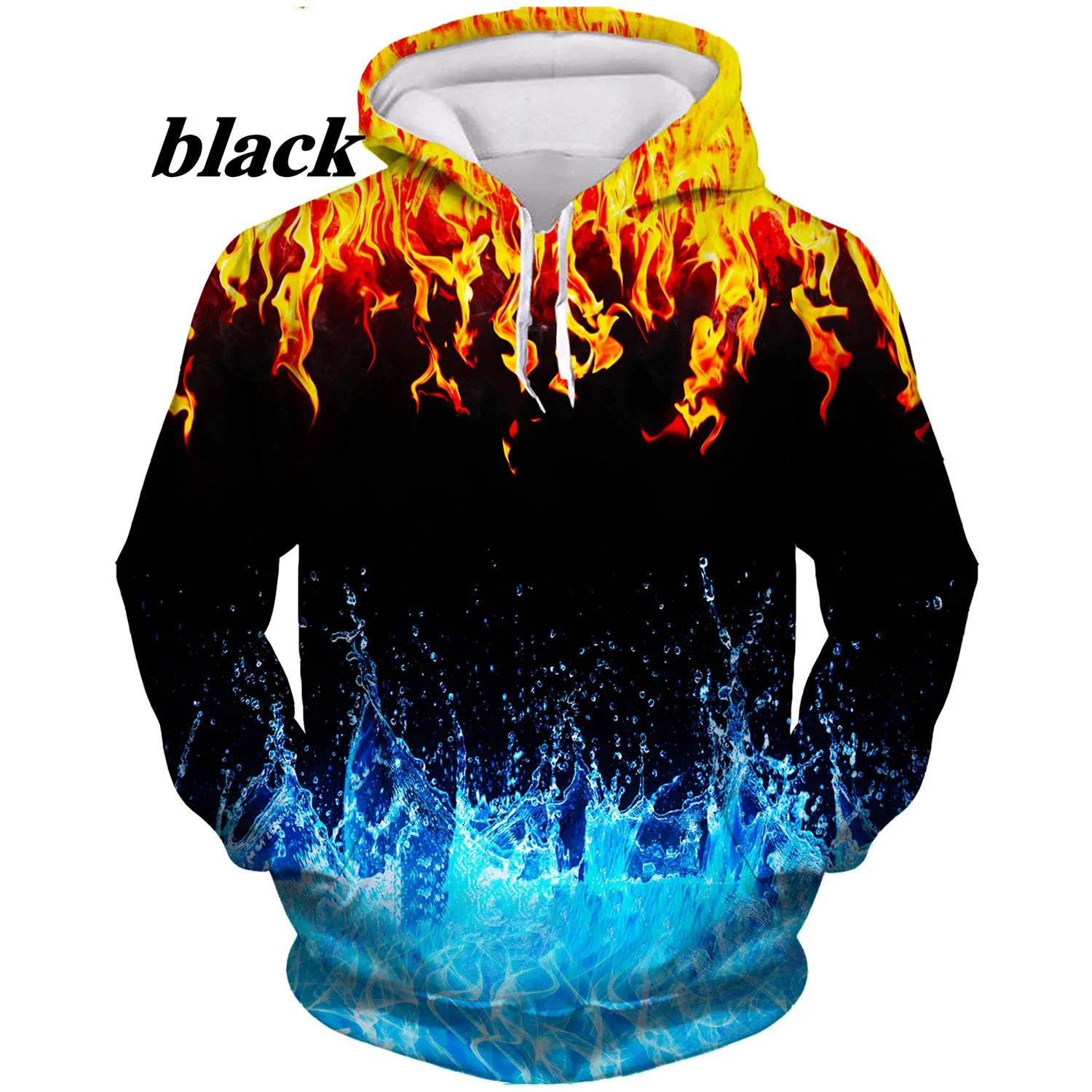 Top Trends: Hot Sale 3D Flame Hoodies Men / Women Sweatshirts Winter Autumn Oversized Hoody Loose Outwear Pullovers Shoppable Styles