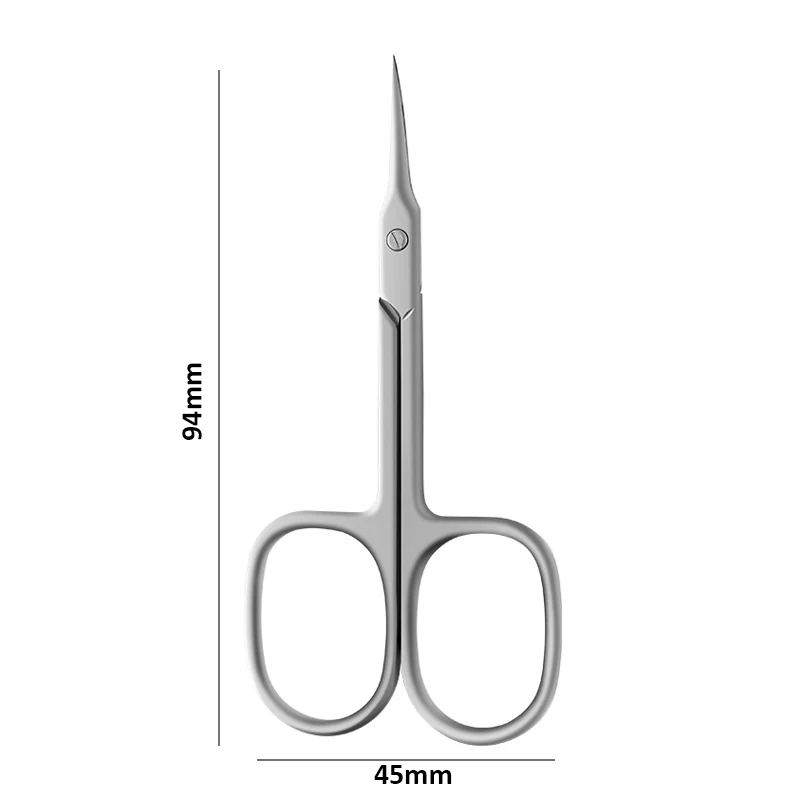 Top Trends: Stainless Steel Curved Tip Thin Blade Cuticle Scissors Nail Clippers Trimmer Manicure Tools Eyebrow Toos Dead Skin Remover Shoppable Styles - Image 6