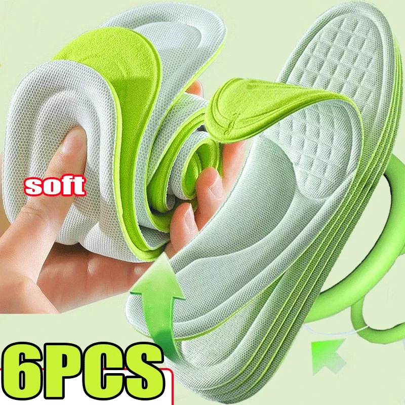 Top Trends: Nano Antibacterial Sport Insoles Shoes Sneakers Memory Foam Orthopedic Insole Deodorant Sweat Absorption Running Cushion Shoppable Styles