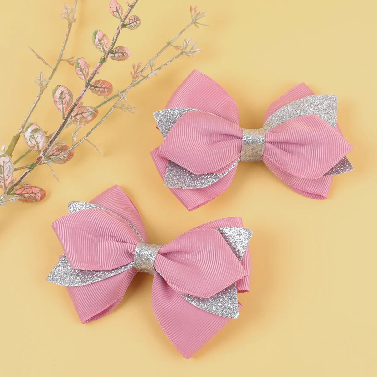 Top Trends: 1 / 2PCS / Set Hair Bows Hair Clips For Cute Girls Hairgrip Handmade Hairpin Boutique Barrette Headwear Kids Hair Accessories Shoppable Styles - Image 5