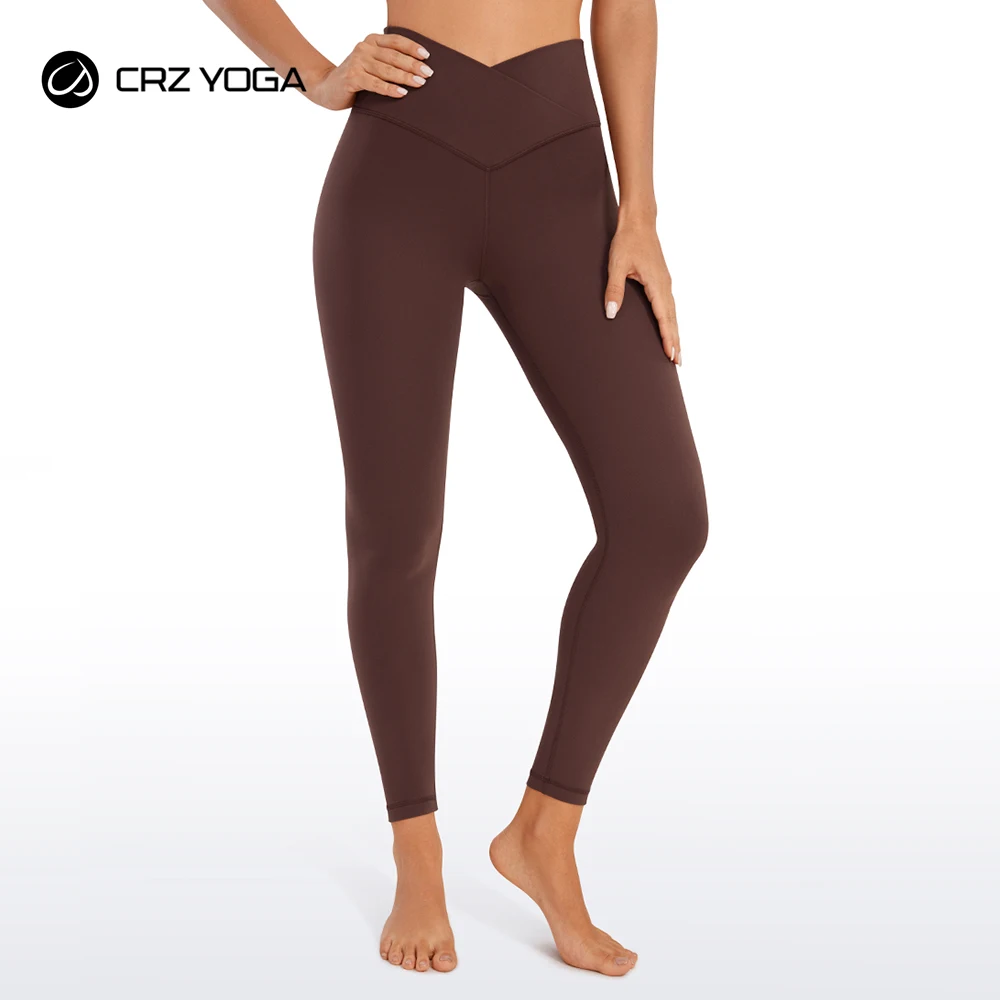 Top Trends: CRZ YOGA Womens Butterluxe Cross Waist Workout Leggings 25&quot; - V Crossover High Waisted Gym Athletic Yoga Leggings Shoppable Styles