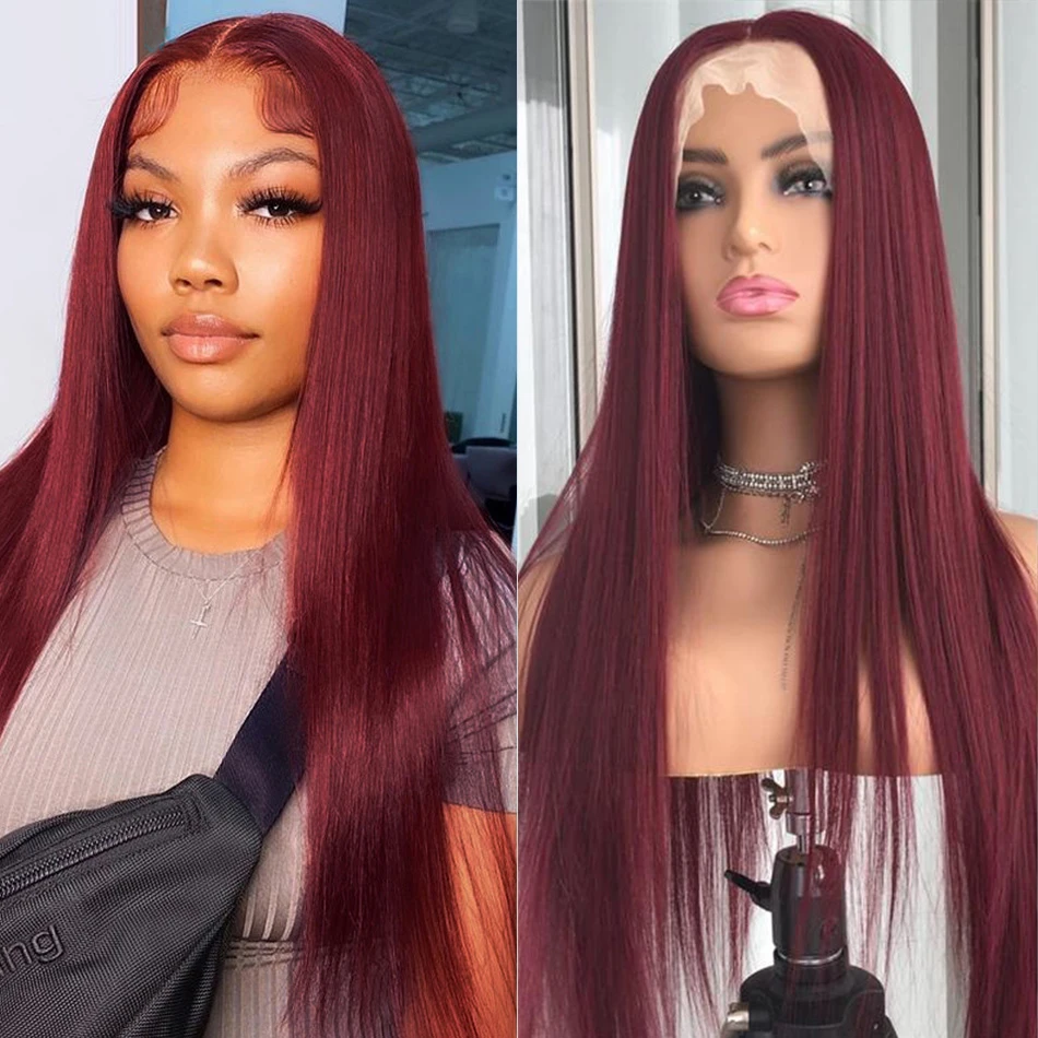 Top Trends: 13x6 Hd Lace Frontal Wig Straight 99j Burgundy Lace Front Human Hair Wig Body Wave Lace Front Wig 613 Hd Lace Frontal Wig 13x6 Shoppable Styles