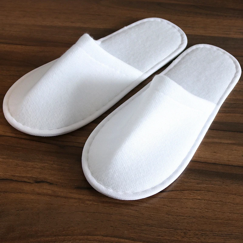 Top Trends: 1 Pair Portable Slippers Men Women Hotel Disposable Shoes Unisex Business Travel Spa Home Guest Party Indoor Folding Slippers Shoppable Styles