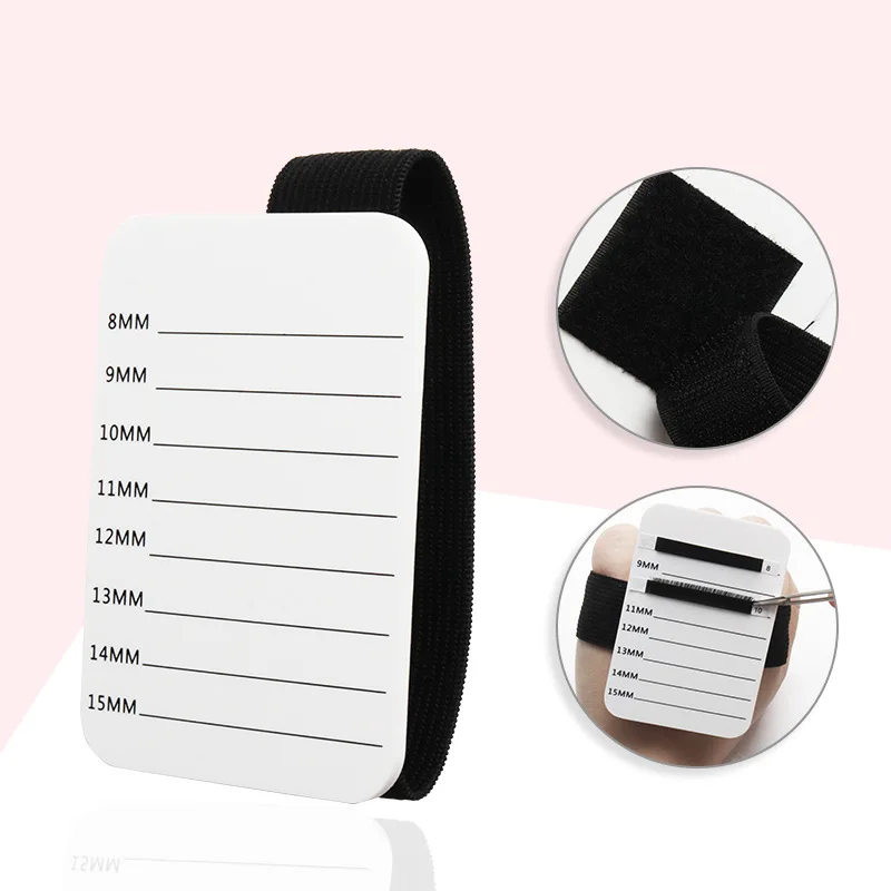 Top Trends: Acrylic Eyelash Display Palette Grafting False Lashes Pallet Bandage Lash Glue Pad Eyelash Stand Holder Extension Makeup Tools Shoppable Styles