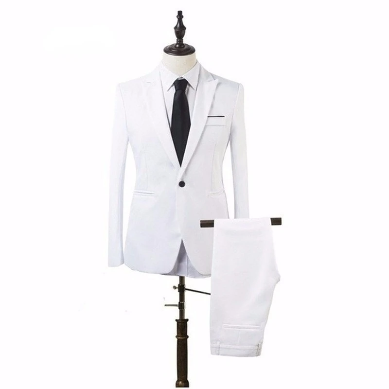 Top Trends: Costume Homme Party Business Men's Two-piece Suit (coat + Pants) Casual Suit For Men Large Size Suit Wedding Trajes De Hombre Shoppable Styles